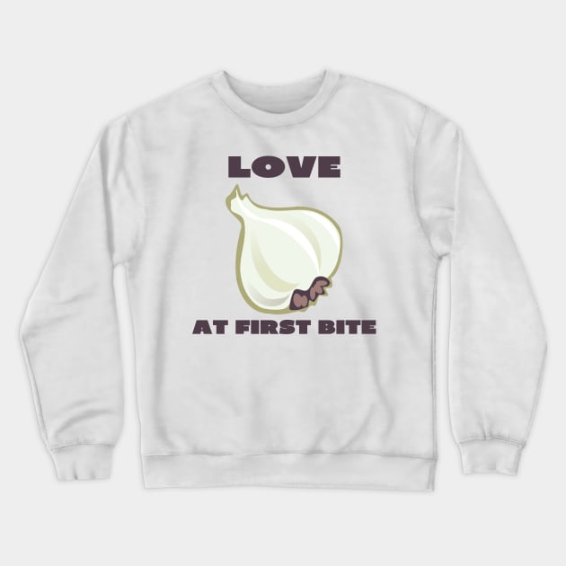 Love at first bite Crewneck Sweatshirt by IOANNISSKEVAS